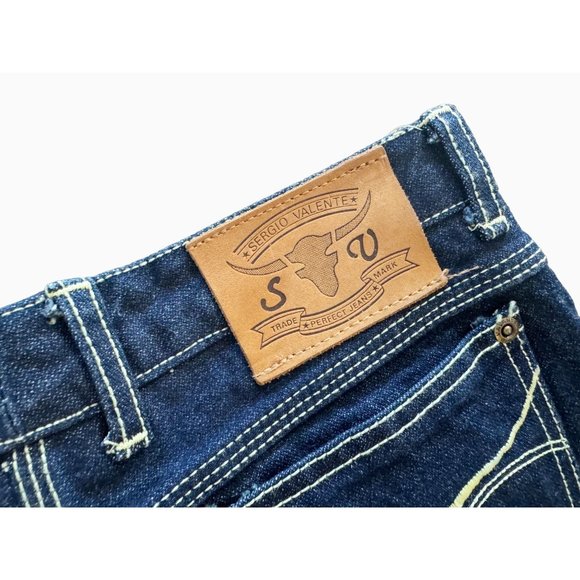 Vintage 80s SERGIO VALENTE High Rise Straight Leg Jean Size 25 - Picture 6 of 8
